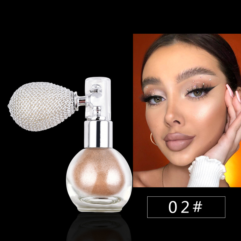 Body Shimmer Highlight Spray - Illuminating Glitter, Scented Powder Spray For All - Over Radiance_voghion.com