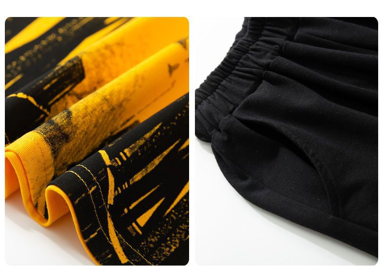 Abbigliamento per bambini, set a maniche corte per ragazzi, nuovo modello 2023, ragazzi di mezza età, sport estivi, versione coreana e_voghion.com