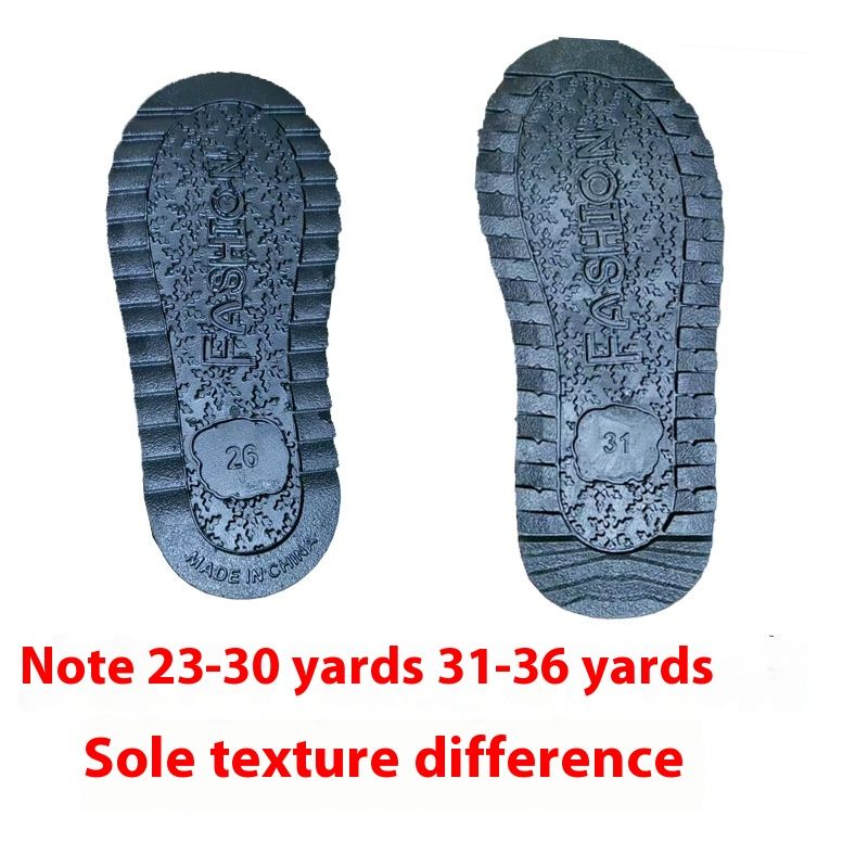 Dětské sněhové zimní 2024 dívčí jednonožkové dívčí malé miminko s plyšovými teplými chlapeckými krátkými botami_voghion.com