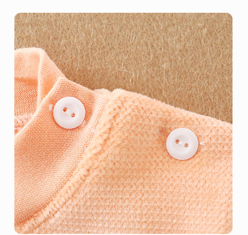 Set intimo caldo per bambini autunno e inverno per bambini più pantaloni lunghi per la cura della pancia a vita alta ispessiti in pile_voghion.com