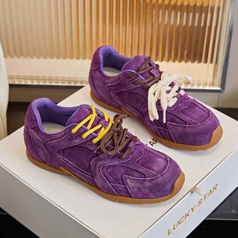 Mingliu Forrest Gump Shoes Women's 2025 Spring New Style Wasteland Vintage Dad Shoes Women's Casual Versatile Sports Women's Shoes Trend_voghion.com