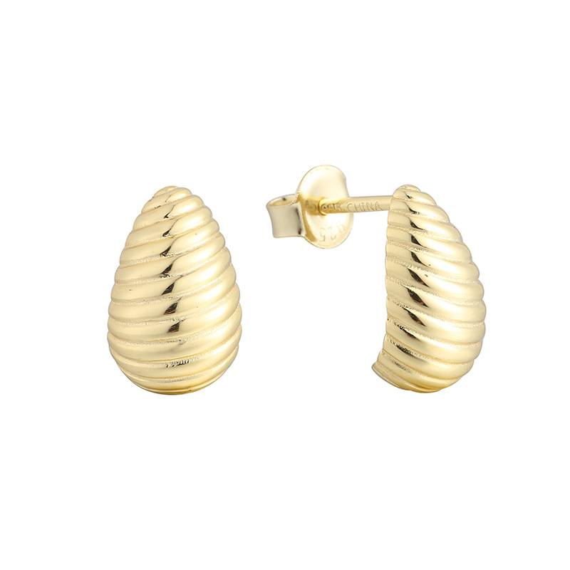 Personalità esagerata semi circolare orecchini cavi alla moda temperamento metallo retrò orecchini cerchio orecchini da donna_voghion.com