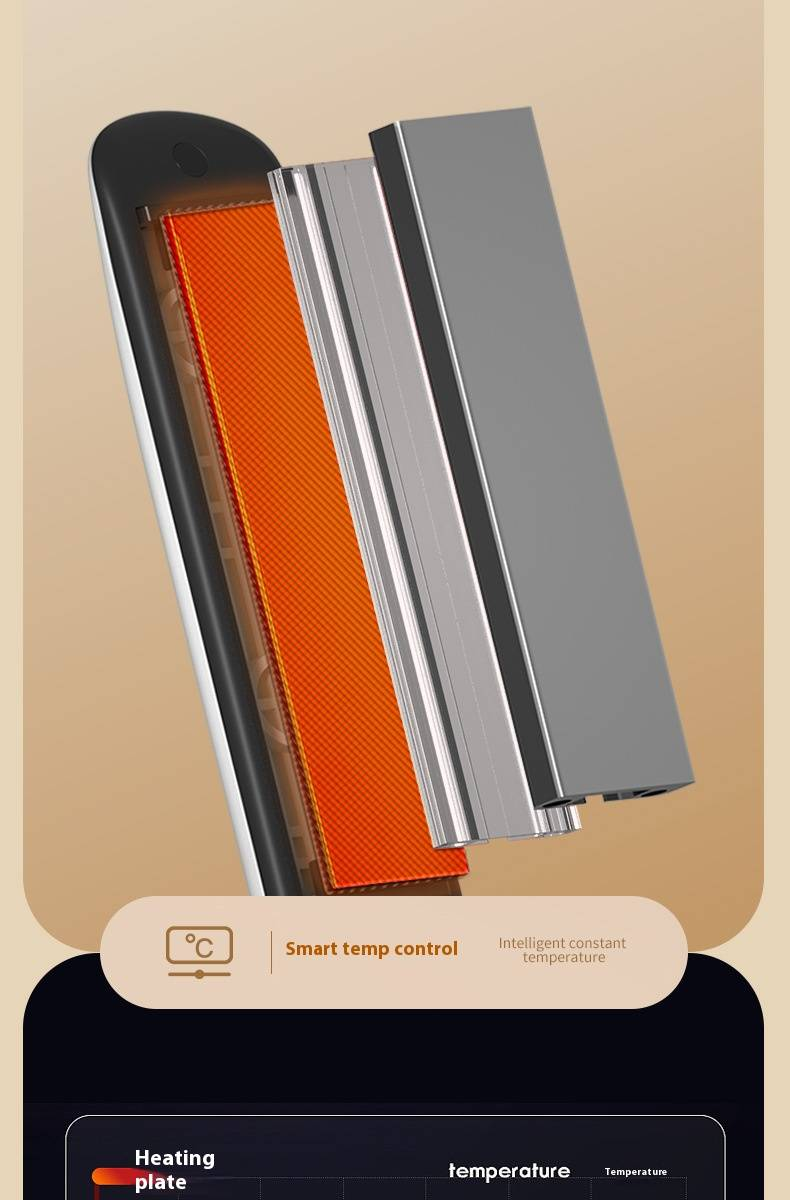 Piastra e ferro arricciacapelli ionico 2 in 1 - Piastra lisciante, volumizzante e con frangia con tecnologia anti-crespo_voghion.com