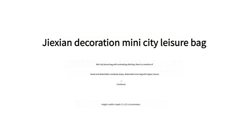 Übersetzung: 2025 Tragetasche im neuen Stil mit Fadenverzierung, lässige Mini-Handtasche mit Umhängegurt, Mutter-Kind-Tasche für Damen._voghion.com