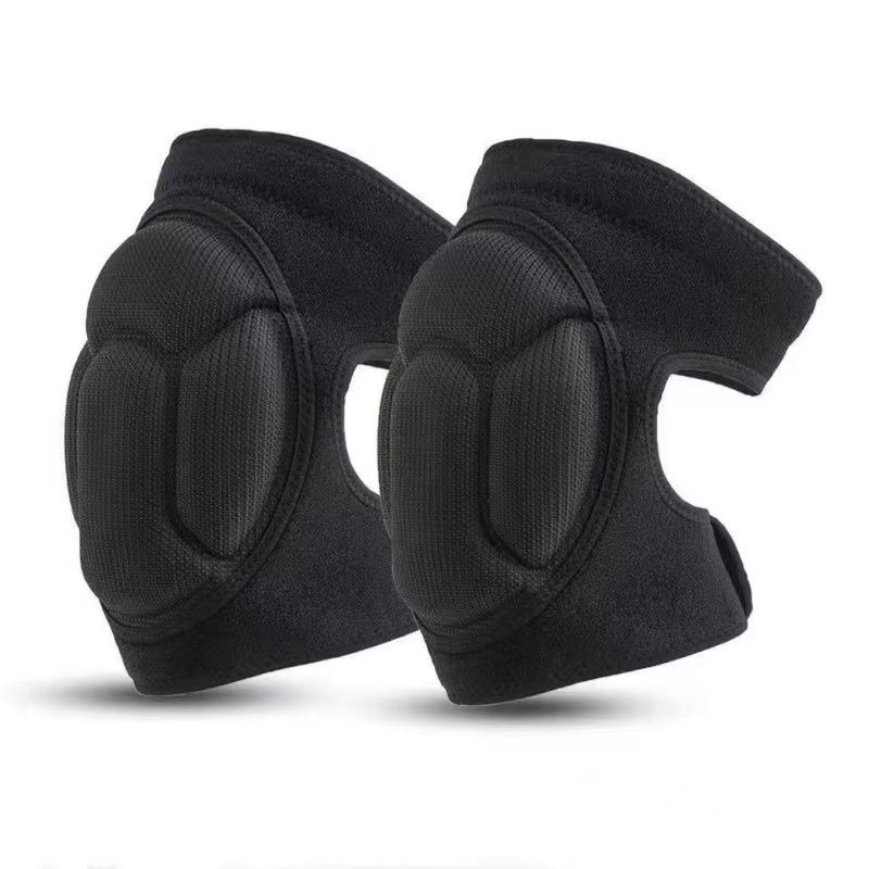 Ultra-Soft Turtle Shell Knee Pads For Sports & Outdoor Activities – Anti-Slip Protective Gear For Skiing, Motorcycling, Dance (Black/Grey, XS-XL)_voghion.com