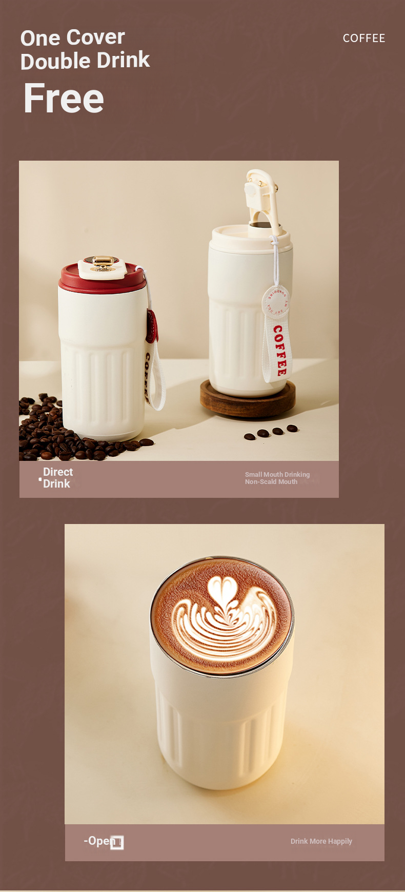 Tazza termica in acciaio inossidabile 316 con display della temperatura intelligente per uomini e donne, tazza portatile per caffè e acqua di alta qualità da 450 ml_voghion.com