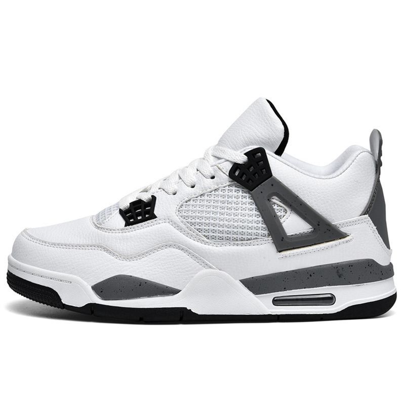 Zapatillas de baloncesto de moda para jóvenes y hombres, de caña media-alta, con cordones, transpirables, antideslizantes y resistentes al desgaste, tallas 39-46_voghion.com