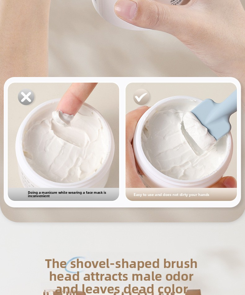 Cepillo de silicona integrado de doble cabezal: especial para la aplicación de mascarillas de barro, limpieza facial y masajes._voghion.com