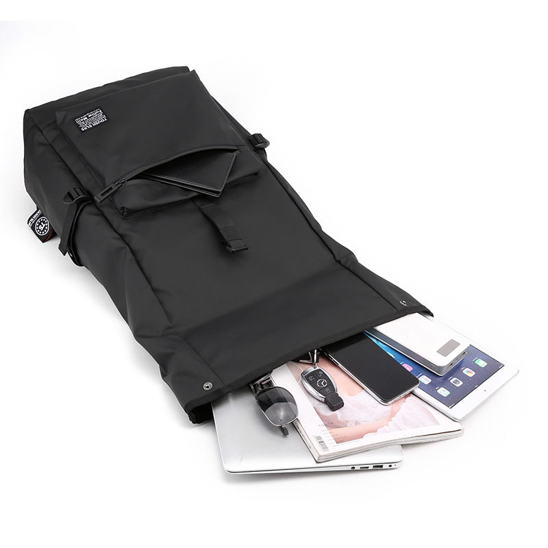 New Men's Simple Backpack Fashion Leisure Travel Bag Computer Lightweight Backpack Schoolbag_voghion.com