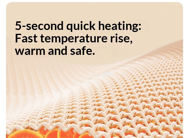 Pure Warm Shoes Cute Travel Bed Sleeping Electric Heating Winter Gift Smart Foot Socks_voghion.com