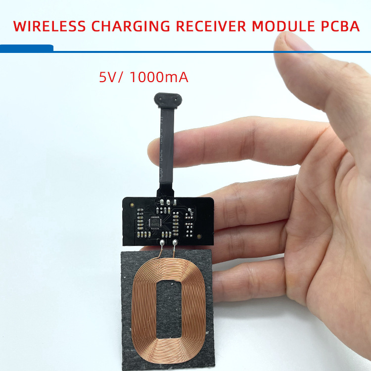 The wireless charging receiver module complies with QI standards is suitable for mobile phones and other 5W power_voghion.com