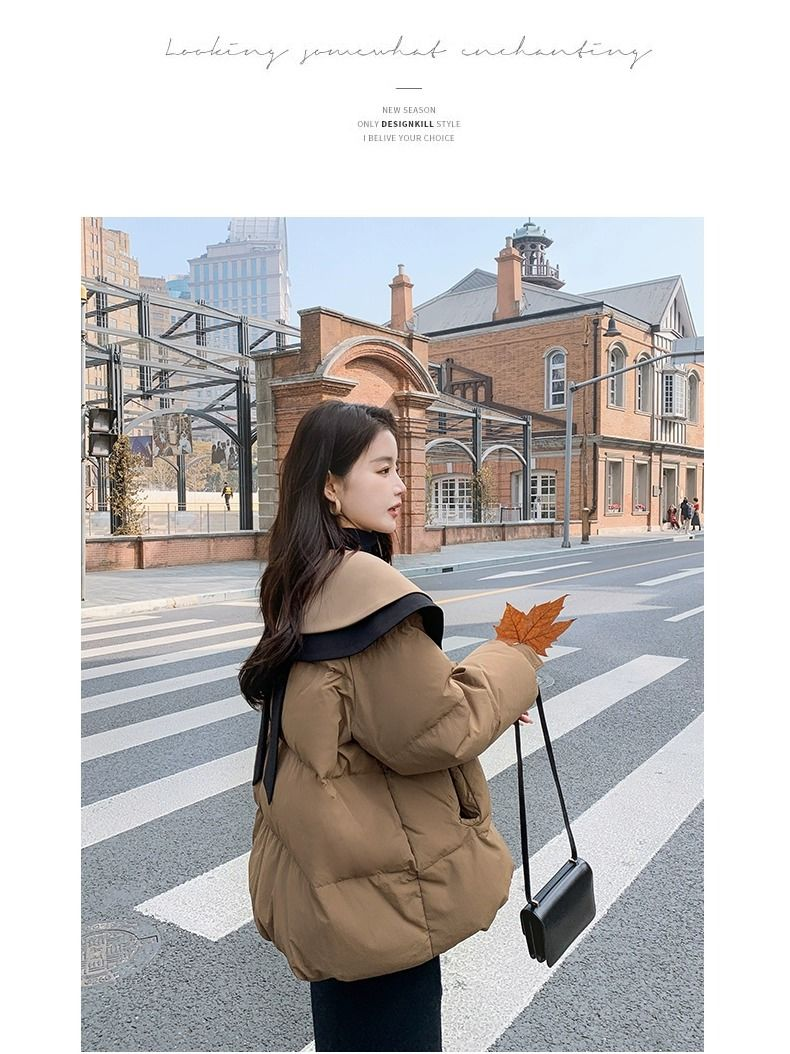 Baba gallér, kis termetű, kenyér, pehely női új télikabát, vastagított és igényes, rántott utcai jac, pamut_voghion.com