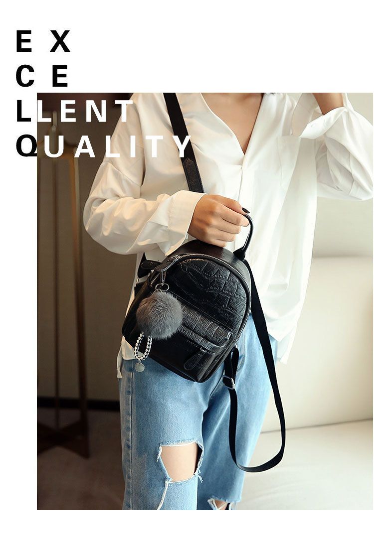 Mini Women PU Leather Cute Small Backpack Female White Back Pack Black Backpacks For Teen Girls Fashion_voghion.com
