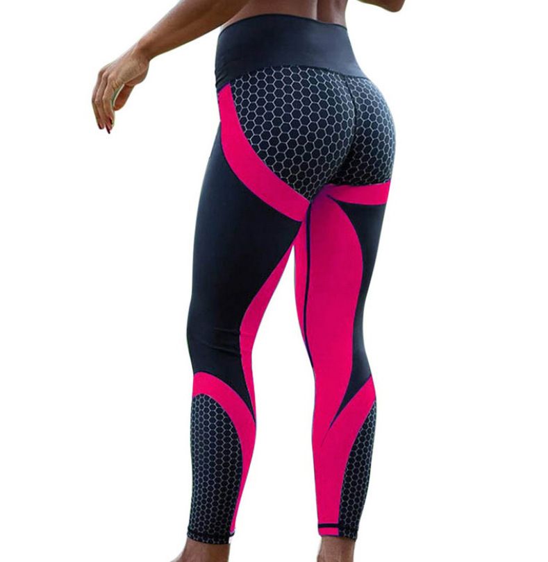 Pantalon de yoga imprimé numérique pour femmes, taille haute, levage des hanches, vêtements de sport, fitness, séchage rapide_voghion.com