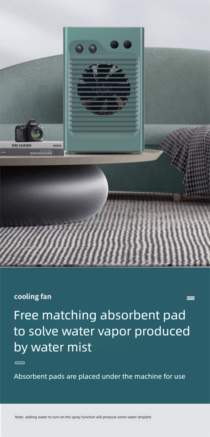 Spray USB Mini portatile per studenti, ufficio, due in uno, condizionatore d'aria da tavolo, piccolo ventilatore_voghion.com