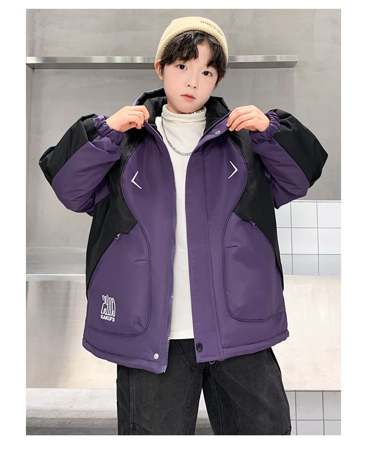 Children's Clothing, Boys' Winter Clothing With Fleece Jacket, New Mid Size Children's Autumn And Winter Styles, Thickened Winter Boys_voghion.com