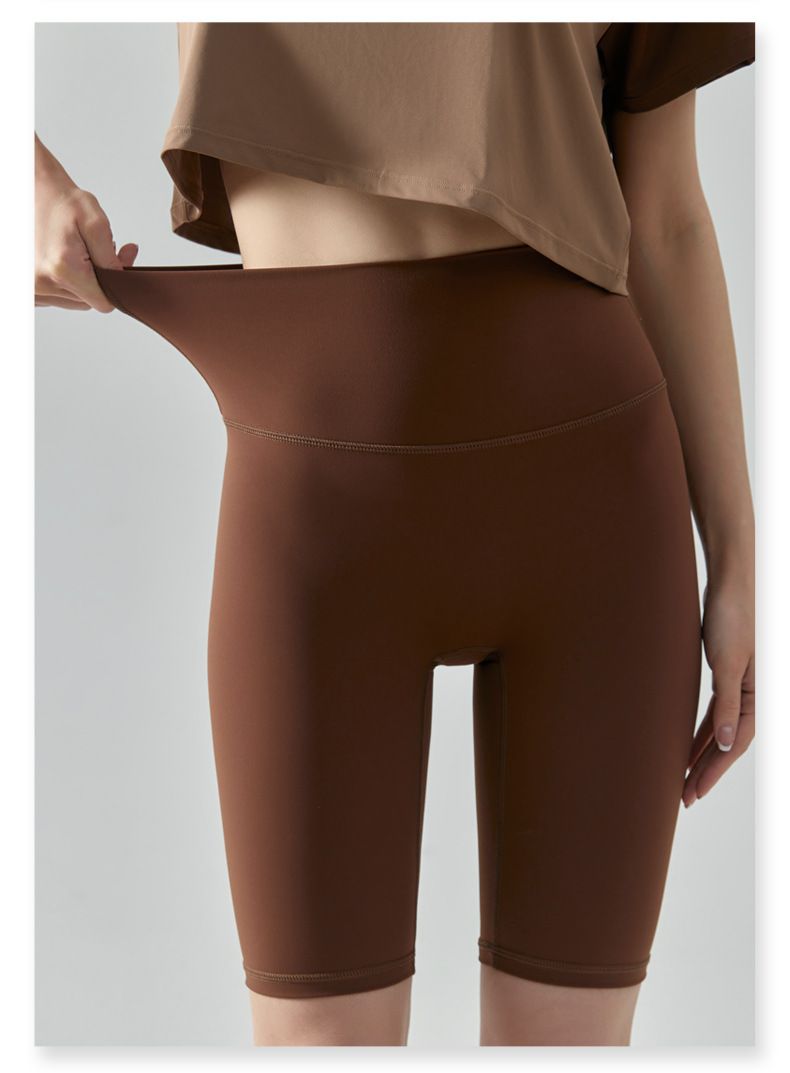 Damenbekleidung Freie Größe Coole Shorts Enge, hochelastische Sport-Radhose Europäische und amerikanische Fitness-Yoga-Shorts_voghion.com
