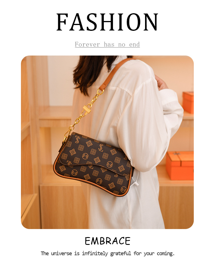 Borsa da sella 2023 Borsa da donna stampata Borsa a tracolla monospalla alla moda Borsa da donna Advanced Sense_voghion.com