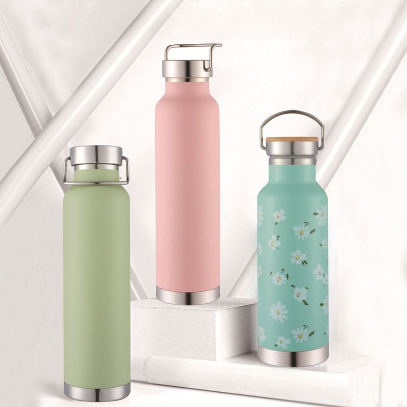 304 Borraccia sportiva portatile a doppio strato, stile americano, a bocca larga, da 650 ml, per escursioni all'aperto_voghion.com