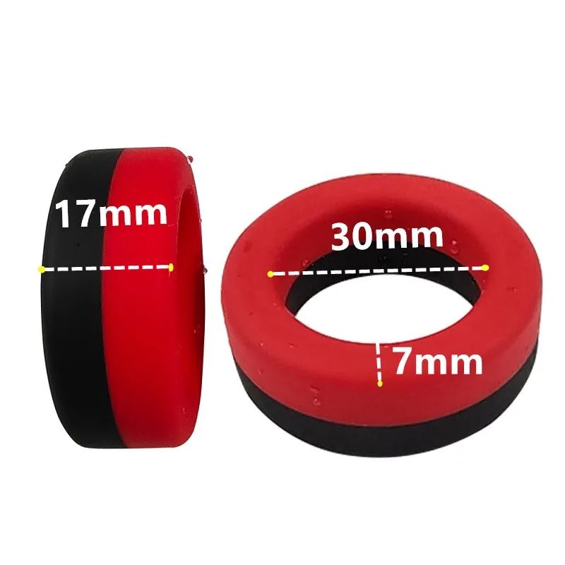 Set di anelli per pene in silicone morbido, per pene maschile, per allungare lo scroto, con blocco per l'eiaculazione ritardata, giocattolo sessuale per uomini grandi_voghion.com