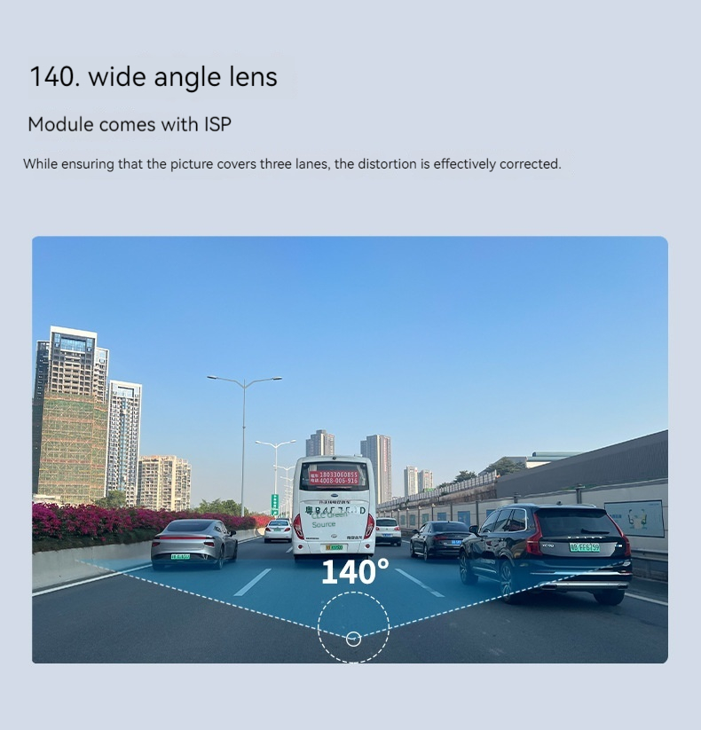 U-förmiger versteckter Fahrrekorder, WLAN-Mobiltelefonverbindung, hochauflösender Autorekorder, 24-Stunden-Parküberwachung_voghion.com