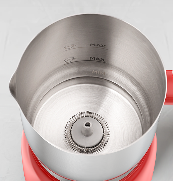 PSMF01b 5in1 Electric milk foam milk heater cold and hot foam foaming adjustment temperature and thickness of milk foam fine, good fluidity_voghion.com