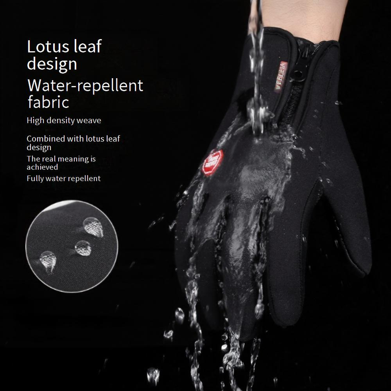 Unisex Bike Touchscreen Winddichte Pendeln Herbst und Winter warme Skihandschuhe_voghion.com