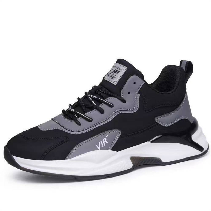 2025 Men's Sneakers Thick Soled Dad Plush Cotton Korean Version Versatile Men's Casual Fashion Running Shoes_voghion.com