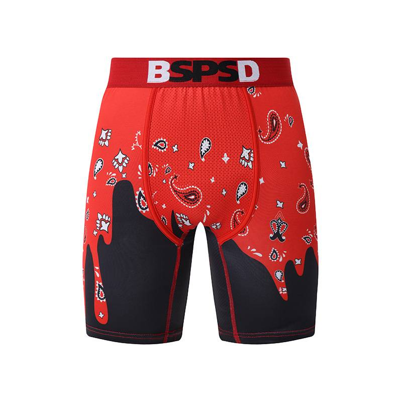Intimo maschile con stampa digitale, pantaloncini da ragazzo, boxer, casual, personalità, pantaloncini da giovane, lunghezza grande_voghion.com