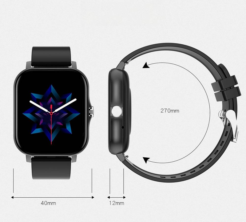 Smart Watch With Bluetooth Calling, Heart Rate & Blood Pressure Monitor, Sleep Tracking, Weather Alerts, Step Counter For Men & Women_voghion.com