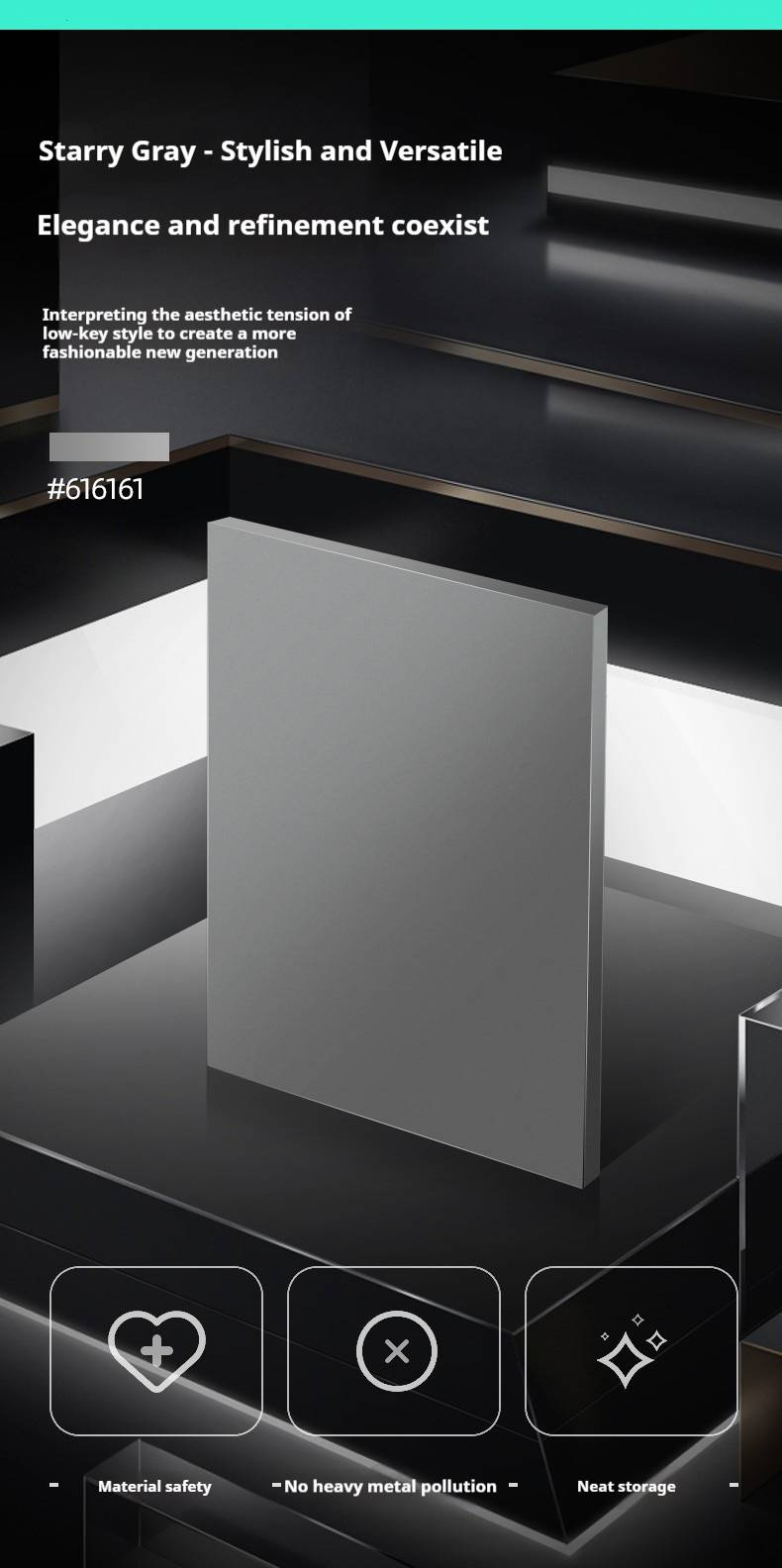 Premium No-Drill Bathroom Shelf – Space Aluminum Wall Mount Organizer For Shower, Toilet & Vanity, Rustproof & Waterproof_voghion.com