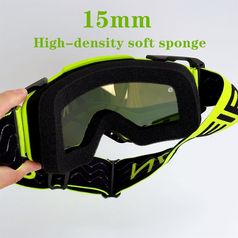 Professionelle Fahrradbrille für Damen und Herren – Winddicht, beschlagfrei, UV-Schutz, Wechselgläser für Mountainbiken, Motorradfahren_voghion.com