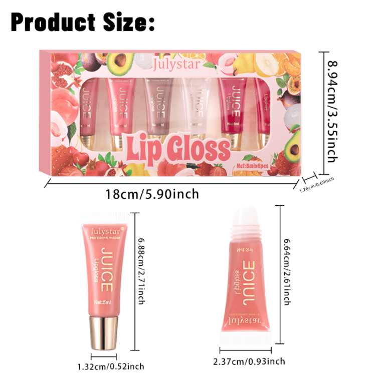 PSJ701-063M Doudou Lip Color Moisturizing And Fruity Lip Gloss 6-Sided Tube Doudou Lip Color Soft Velvet Lip Gloss Texture Lasts 24 Hours Single Unit 0.5g Matte Color Enhancement Lip_voghion.com