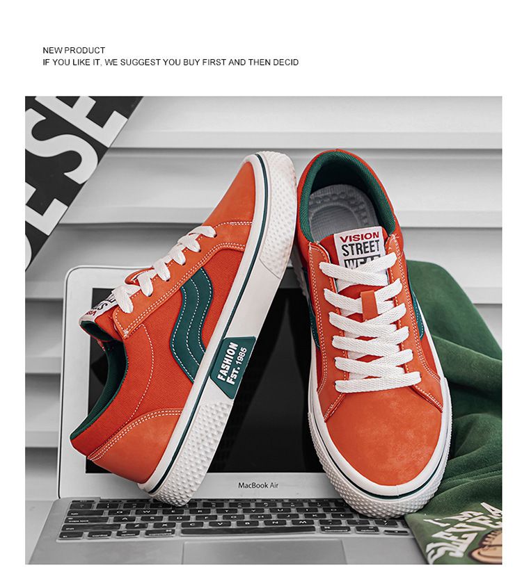 Pomlad 2025 Novi zračni vsestranski rolkarski moški mehki spodnji del, priložnostni športni trendi modni platneni čevlji_voghion.com