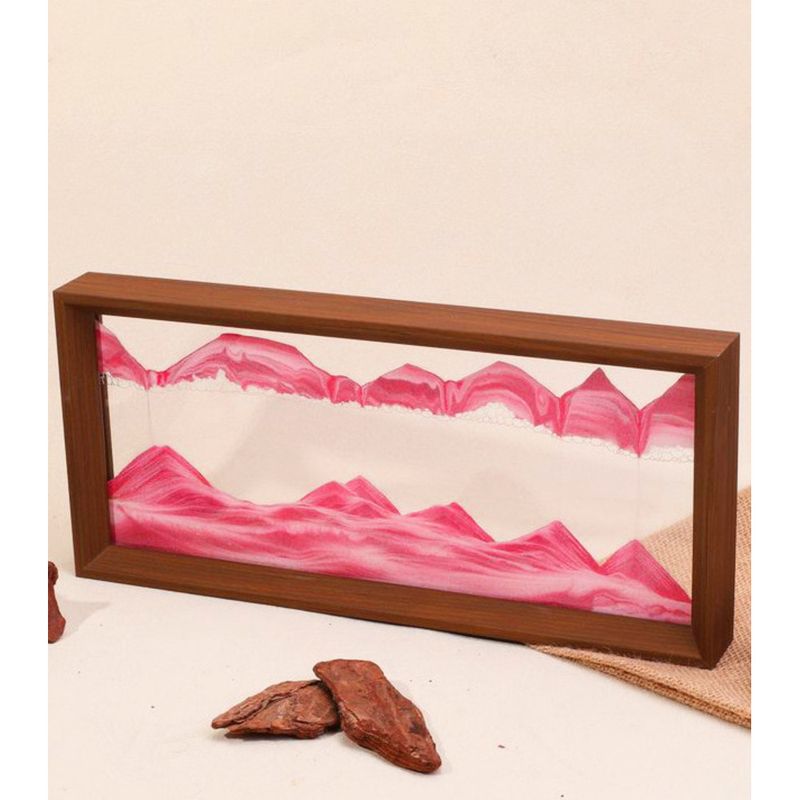 Creative Photo Frame Liquid Sand Painting TV Cabinet Office Desk Home Decor Graduation Season Souvenir Light Luxury Gift_voghion.com