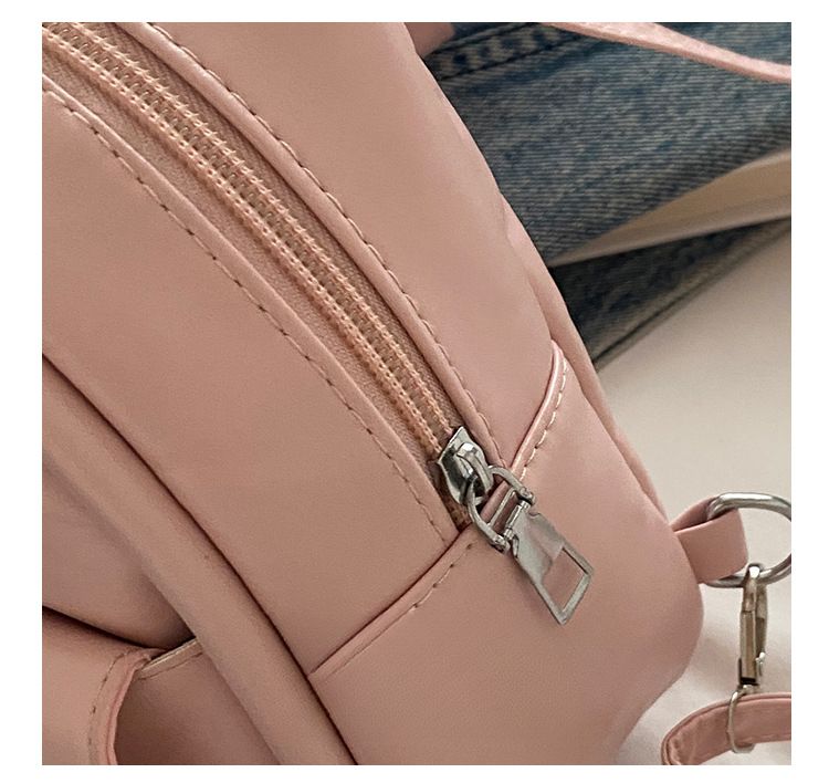 Bow-Adorned Delicate Mini Bag 2025 New Minimalist And Versatile Women's Small Backpack_voghion.com