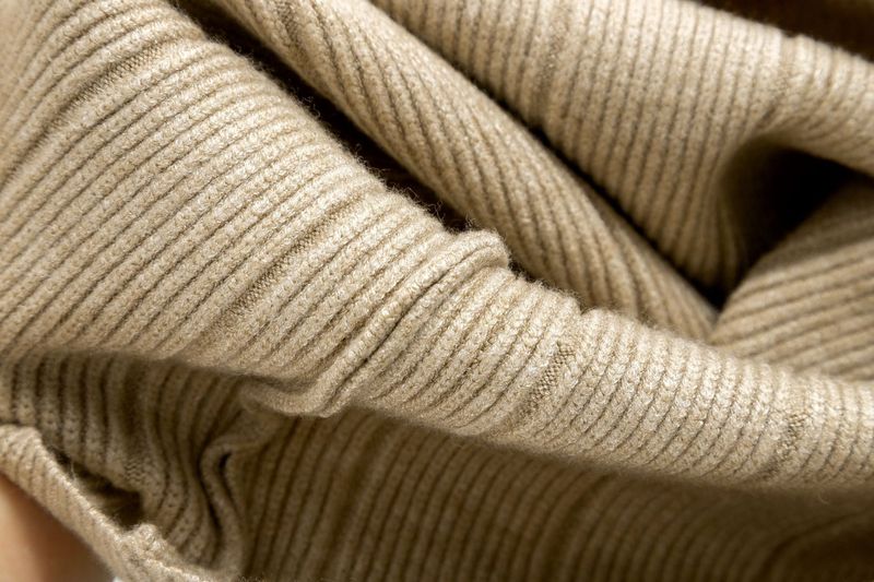 High-Waisted Knit Wide-Leg Pants – Korean Style Wool Trousers With Drape (Khaki/Grey/Black, One Size)_voghion.com