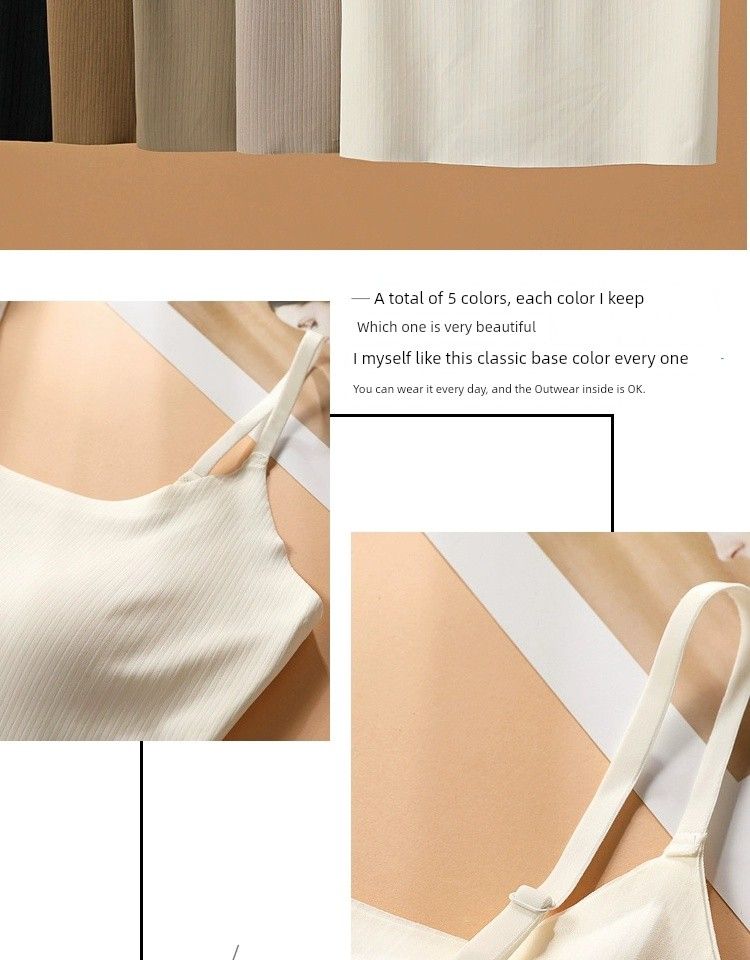 Beauty Back Ice Silk Summer Outerwear Top Camisole_voghion.com