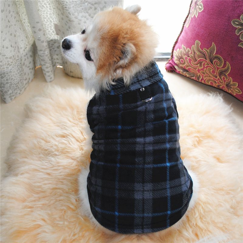 Abbigliamento per animali domestici diretto dalla fabbrica, per cani, autunno e inverno, in pile polare, fibbia di trazione, 27 colori brevettati, saranno oggetto di indagine_voghion.com