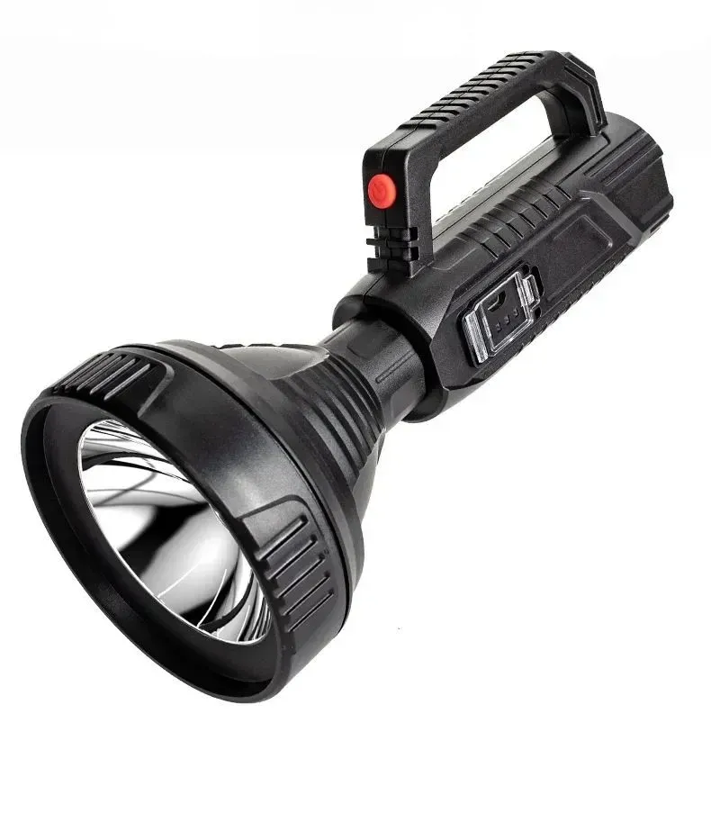 Nuova torcia LED ad alta potenza, lanterna da pesca impermeabile, torcia ricaricabile tramite USB, potente faretto, lampada da campeggio_voghion.com