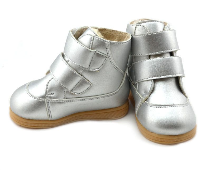 Zachte en comfortabele waterdichte leren laarzen voor kinderen plus fleece dikke leren warme enkellaarsjes voor jongens en meisjes_voghion.com