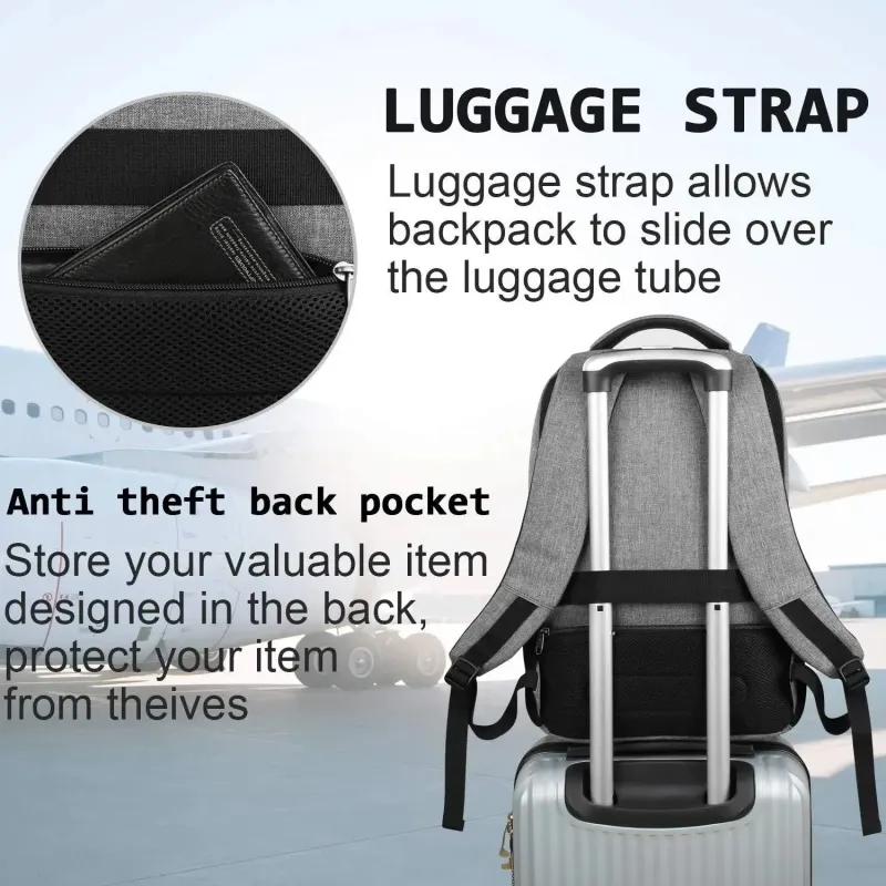 Mens Backpack Travel Bag Outdoor Camera Lens Black Ergonomic Notebook Large Capacity Mountaineering Waterproof Handbag_voghion.com