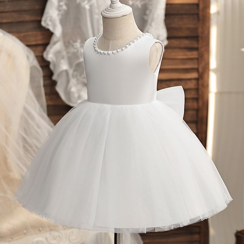 Kinderkleding Meisjes Prinsessenjurk Kinderbruidsjurk Bloemenmeisjesjurk Gastheer Pianovoorstelling Kostuum Pluizige Gaasrok Gastheer_voghion.com