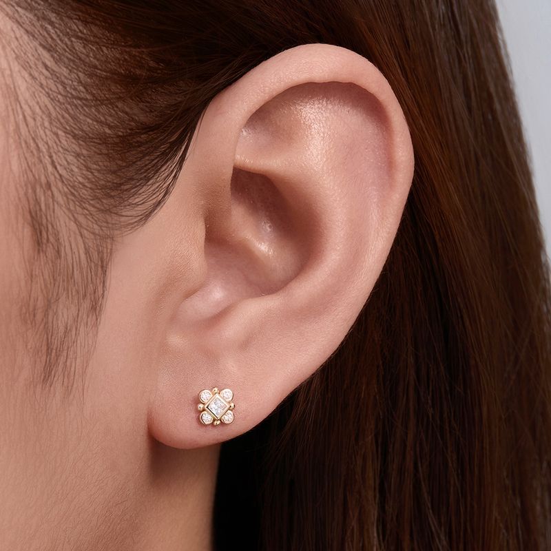 Gioielli da donna in argento sterling 925 con diamanti geometrici, opale, testa piatta, orecchini piercing per il corpo, gioielli di moda_voghion.com