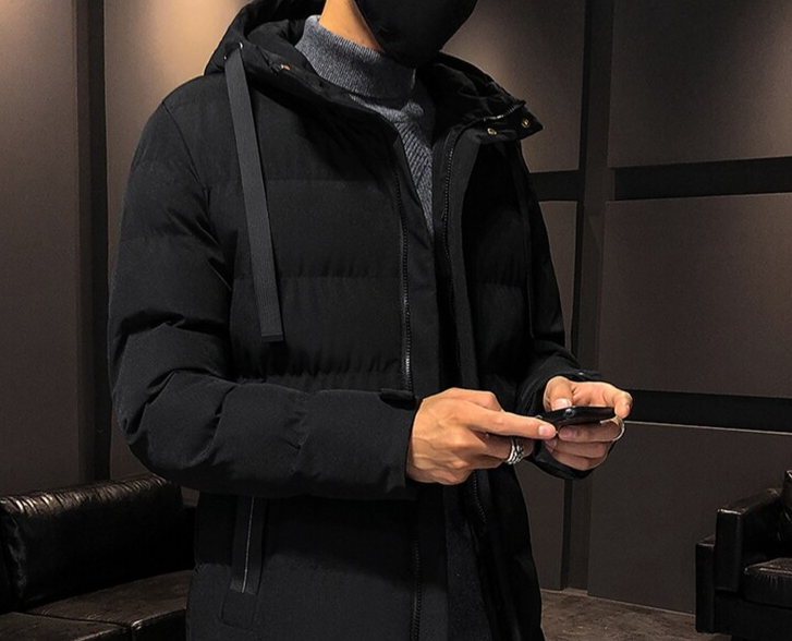 Men's Clothing Cotton-padded Men's Winter Long Coat Fashion_voghion.com