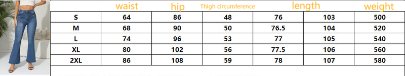 fashion and personality high-waist elastic slimming bootcut jeans for women_voghion.com