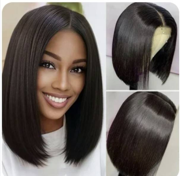 Csont egyenes bob paróka csipke frontális emberi haj paróka nőknek előre szedett 13x4 átlátszó csipke frontális paróka rövid paróka emberi haj_voghion.com