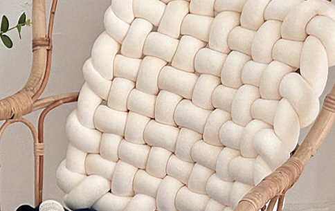 Home Garden Net Rood Home Woonkamer Decoratie Sofa Kussen Bedkussen Effen Kleur Handgeweven Kussen_voghion.com