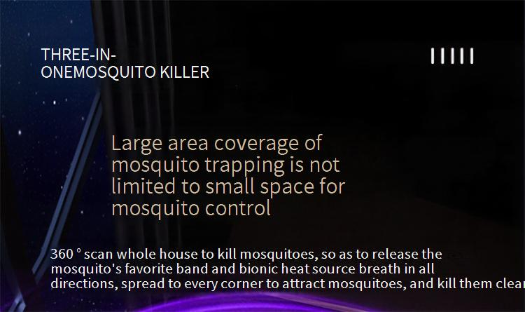 Lampe anti-moustiques électrique rechargeable – Lampe anti-insectes UV intérieure/extérieure avec technologie d'attraction automatique – Piège à insectes portable_voghion.com