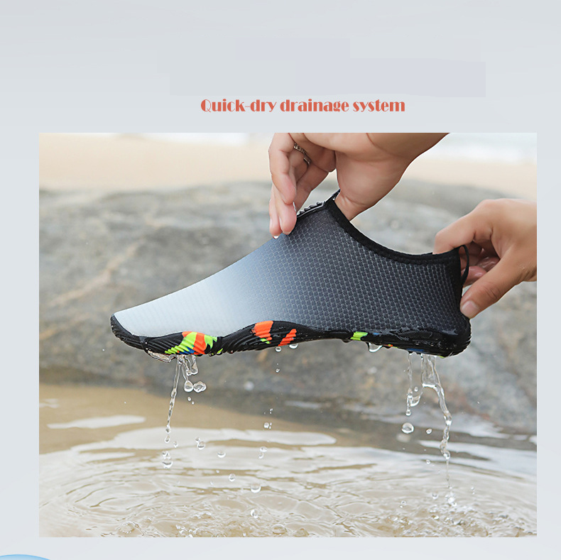 Uniseksowe, szybkoschnące buty do wody – buty do wody Barefoot do pływania, jogi i aktywności na świeżym powietrzu, antypoślizgowe, oddychające, dopasowane buty dla pary/rodzica i dziecka_voghion.com